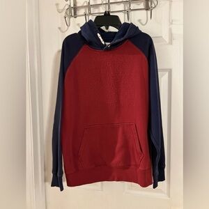 Teenager size X-Large, fits a woman’s medium converse Chuck Taylor hoodie